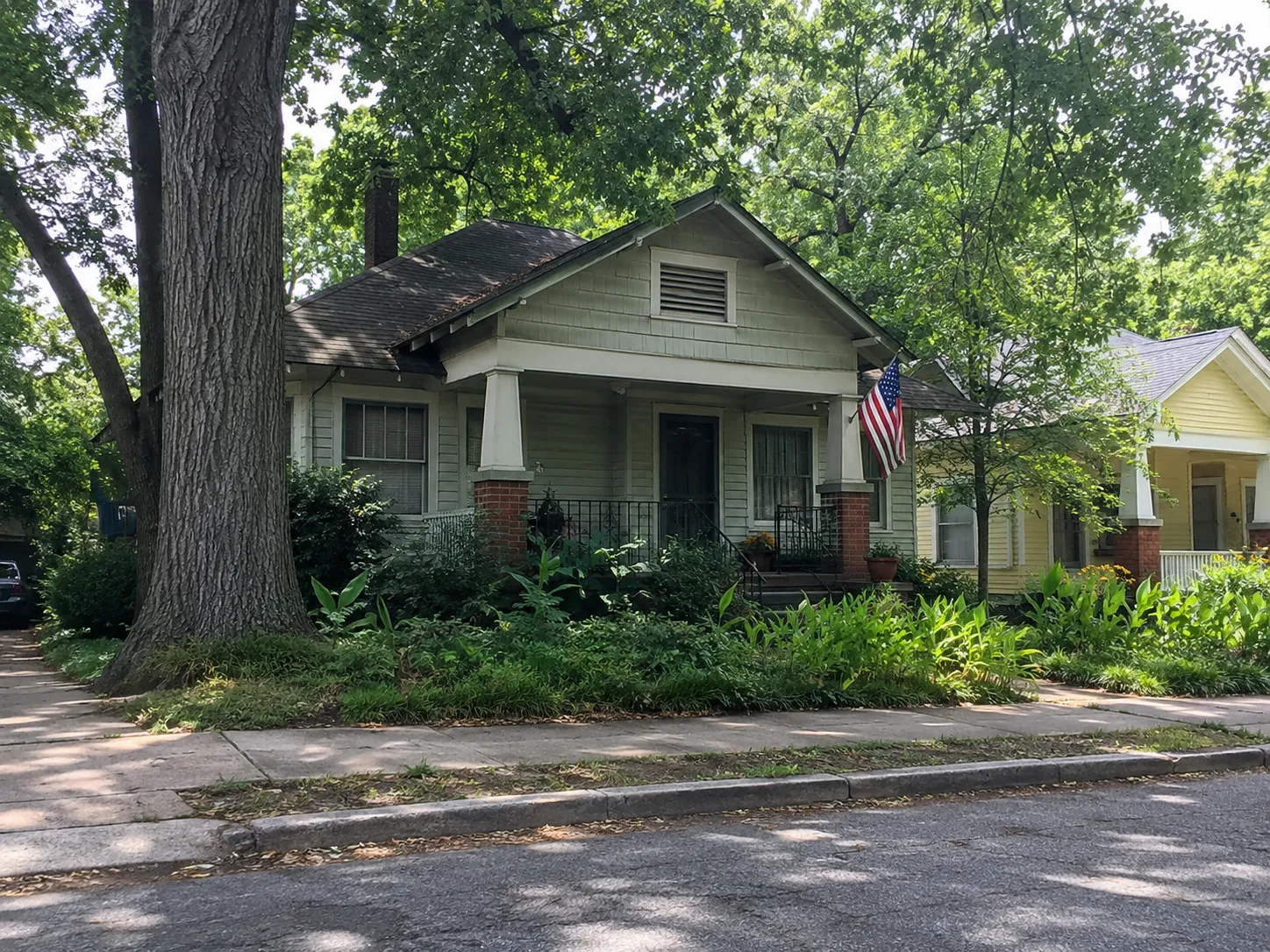 Older home in Five Points Athens Georgia