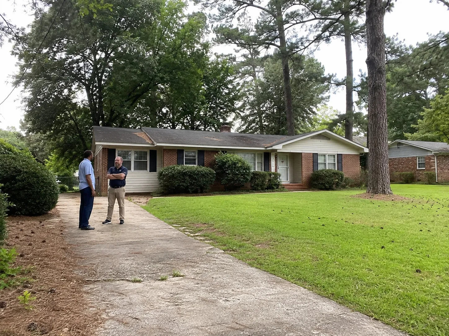 Columbia South Carolina homeowner discussing an as-is cash home sale